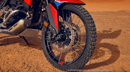 Africa Twin DCT ES Rodas Raiadas Tubeless