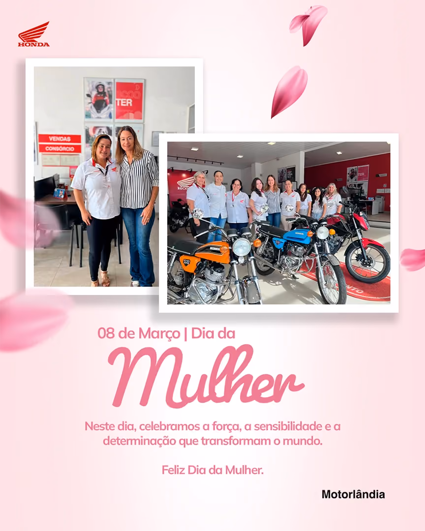 Motorlândia, Dia Internacional da Mulher
